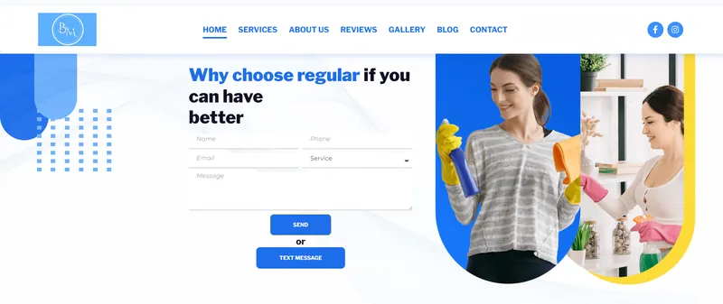 Site da Better Maids