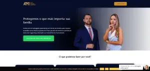 Landing page de advocacia de família